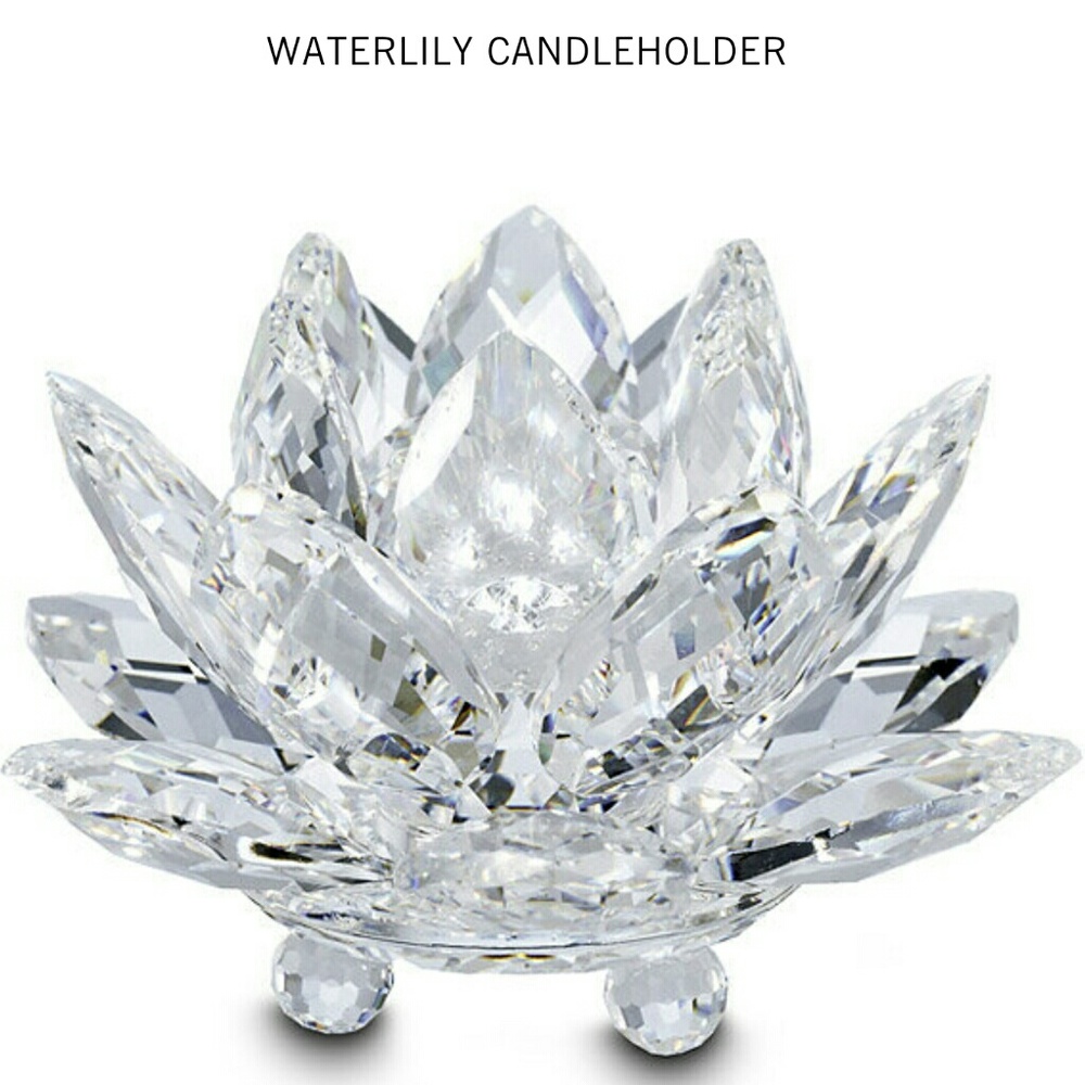 New Authentic Swarorvski candle holder & stand!!